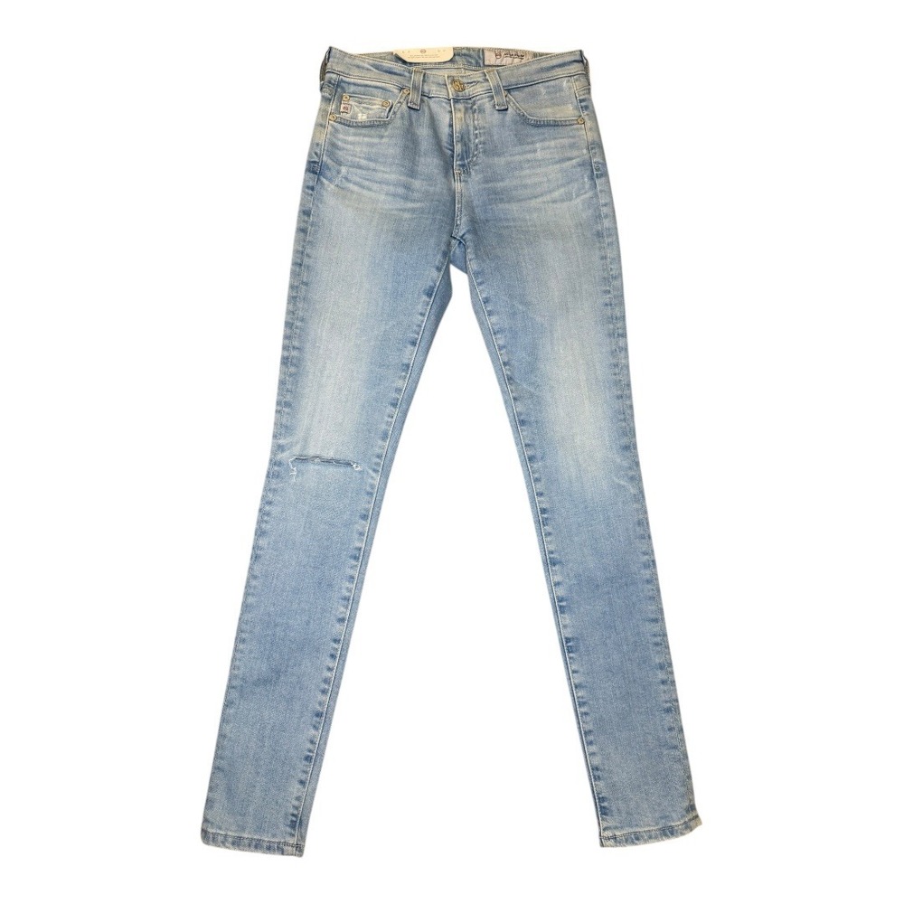AG Adriano‎ Goldschmied Legging Ankle Super Skinny Jeans Distressed Size 0 (24)